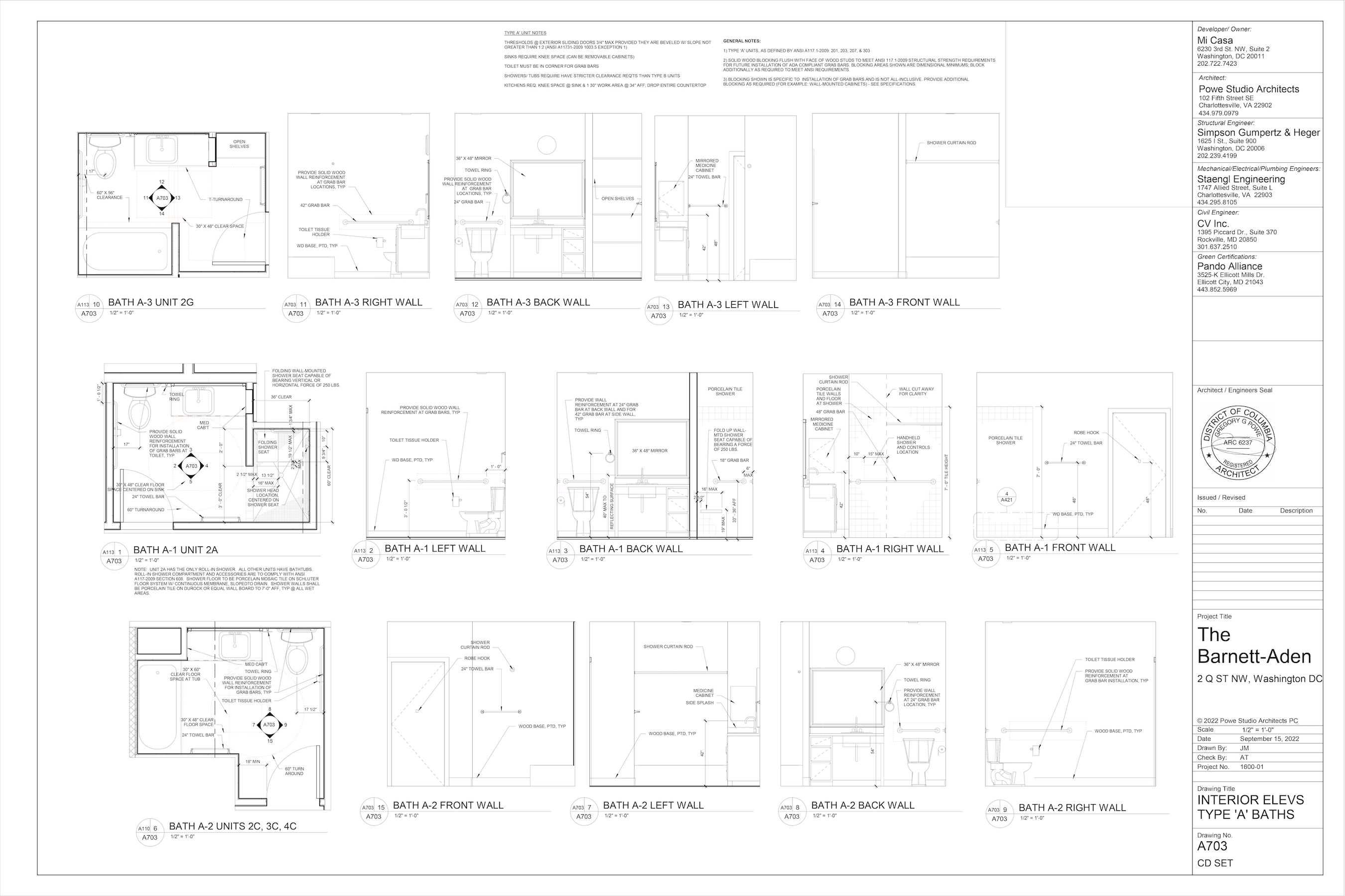 bath elevations